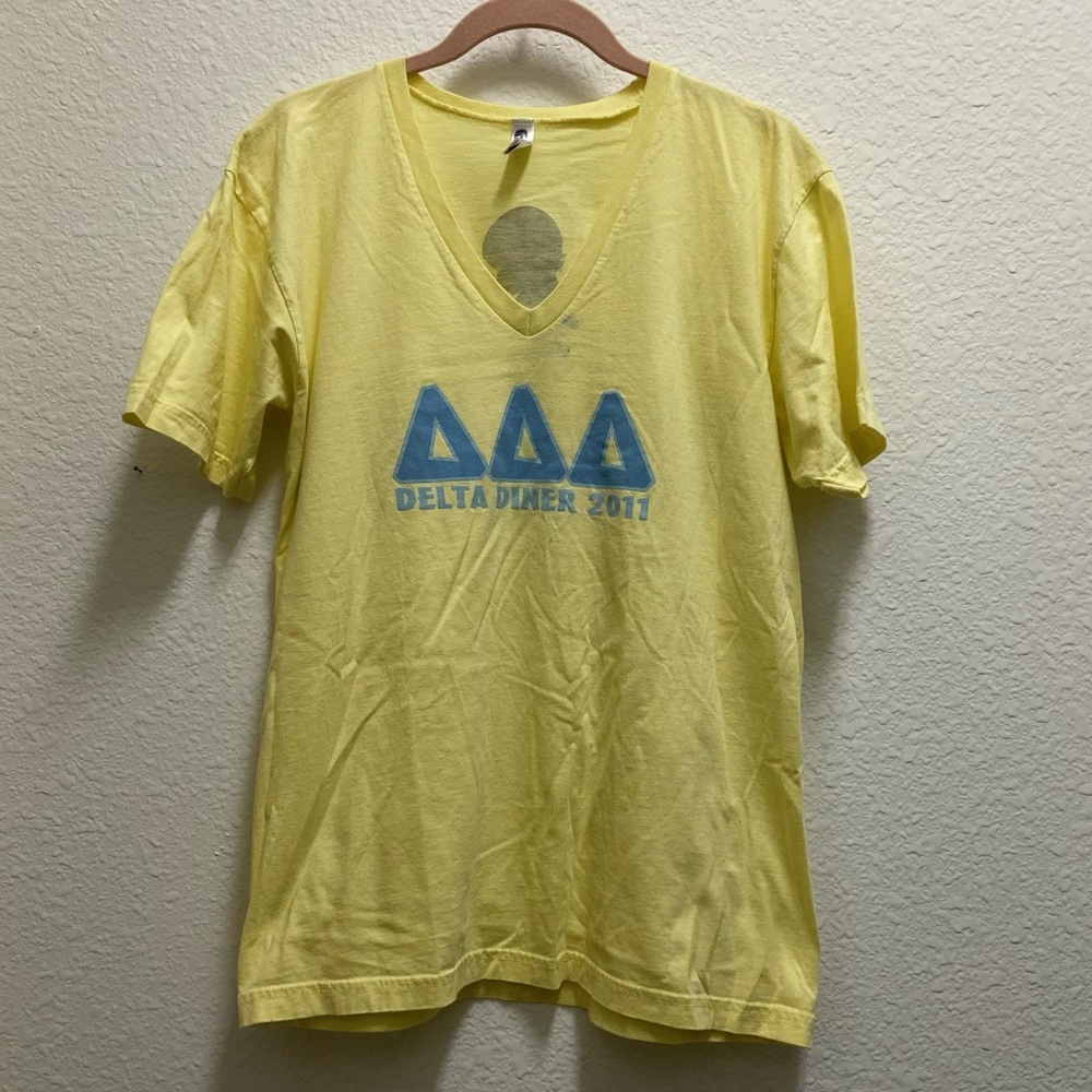 🆕 Tri Delt x St. Jude Yellow V Neck